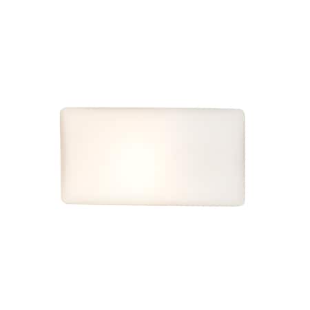 Besa Lighting Lido Vanity, Opal Matte, Chrome Finish, 1x9W LED 1WT-888607-LED-CR
